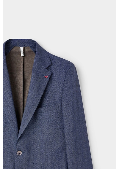 D's Damat Ds Damat Regular Fit Lacivert Armürlü Kumaş Ceket 5hc04ım09488m 101