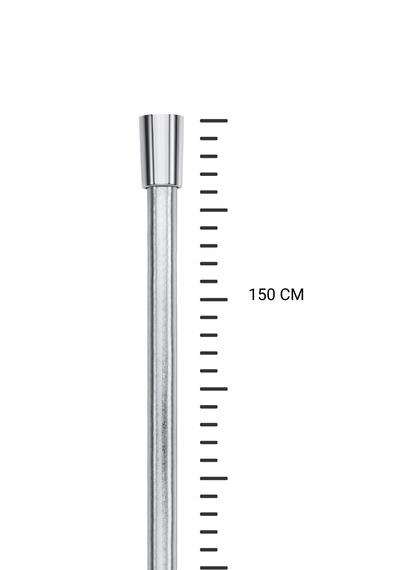 Roca Silver Flex 1,5m Pvc El Duşu Hortumu Gri - Gümüş