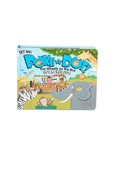 Melissa And Doug Poke-A-Dot Interaktif Kitap - The Wheels On The