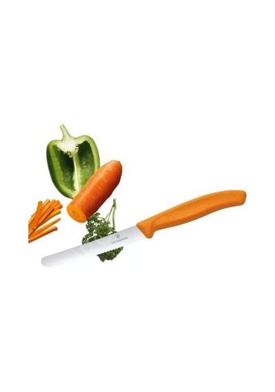 3 Lü Turuncu Küt Bıçak Set 6.7836.l119 11 Cm.