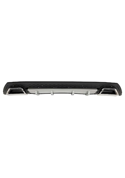 Vw Passat B7 2010-2014 Gri Krom Kare Egzozlu Difüzör Difizör Mat Siyah