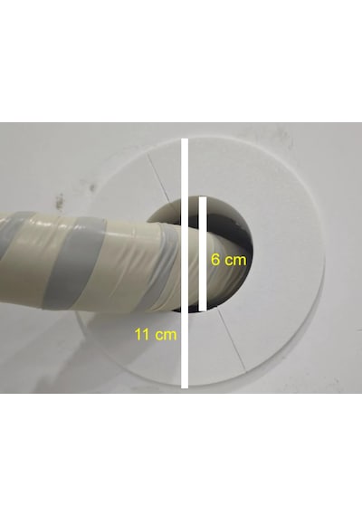Klima Borusu Delik Kapatma Dekoratif Kapak Boru Kapağı Plastik