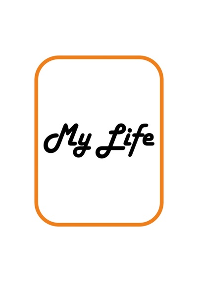 My Life - Benim Hayatım Oto Motor Sticker Siyah 20 7 Cm