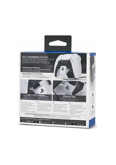 Kablosuz Dualsense Controller İçin Solo Şarj İstasyonu - Beyaz, Dualsense Controller, Şarj, Sony Playstation, Ps5, Resmi Lisanslı Çok Renkli