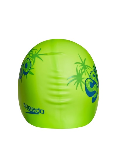 Speedo Slogan Baskılı Çocuk Yüzücü Bonesi Çok Renkli