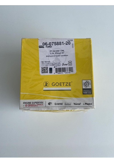 Goetze 06 075881 20 Ford Transit 2,5l Dizel Motor Segman Takımı