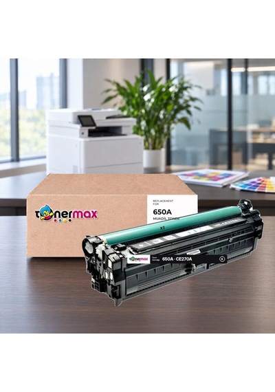Hp 650a Ce270a Siyah Uyumlu Toner - Çipli / Color Laserjet Enterprise Cp5525 / M750