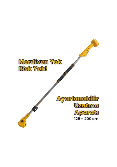 Bn-5 Cordless Tools Ltj-6a 2 Pcs Takım - Şarjlı Budama Makası - Şarjlı Testere - 2m Teleskopik Uzatma Aparatı