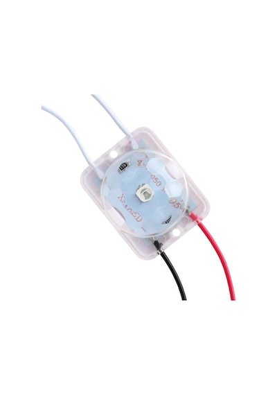 Powermaster Parlak Yanıp Sönen 24 Volt 1.5 Watt Rgb Cob Modül Led Beyaz