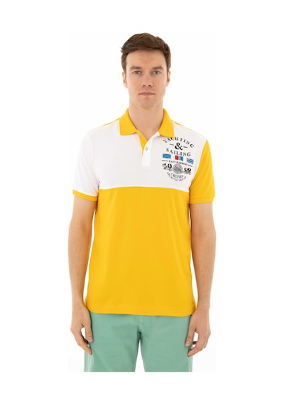 AR-MA Arma Erkek Regular Fit Polo Yaka Tişört Y25374306601 Sarı