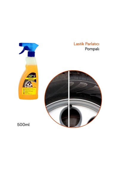 Stac Plastic 500 Ml Lastik Parlatıcı Pompalı Br0901001