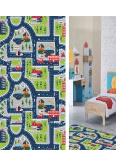 Plato Halı Soft 3062 Junior Çocuk Odası Kaymaz Jel Kesme Yolluk