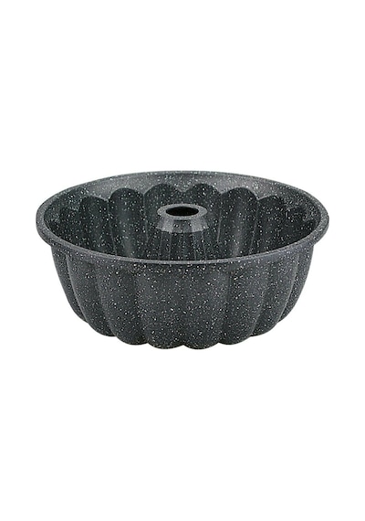 Granit Döküm Kek Kalıbı Dilimli Kek Kalıbı 26 Cm Siyah
