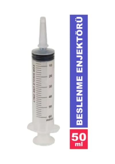 Genjet Beslenme 50 Cc Uçlu Beslenme Enjektör 70 A...