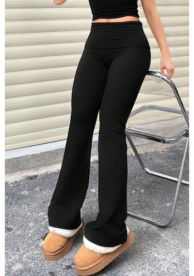 Genius Store Kadın Pantolon Pamuklu Likralı Süprem Esnek İspanyol Paça Spor Ve Günlük Pantolon Süprem-pantolon Siyah Genius Store Kadın Pantolon Pamuklu Likralı Süprem Esnek İspanyol Paça Spor Ve Günlük Pantolon Süprem-pantolon Siyah