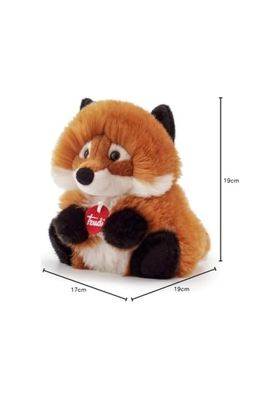 Trudı Peluş Fluffy Fox 000 Açık Krem