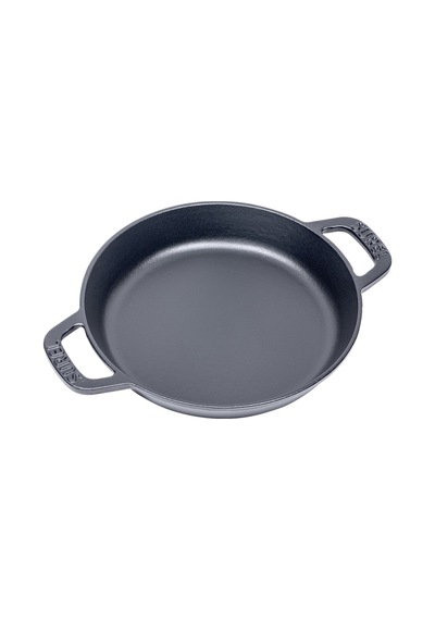 Sürel 22 Cm Yuvarlak Düz Tava Mat Siyah