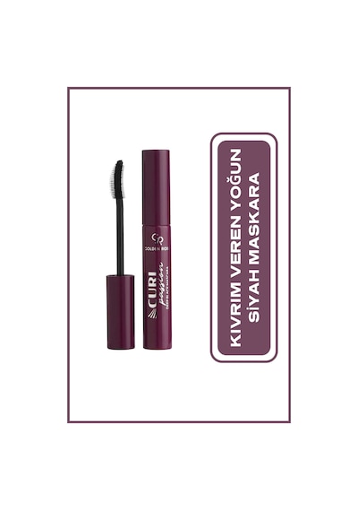 Curl Passion Deep Black Mascara - Kıvrım Veren Yoğun Siyah Maskara