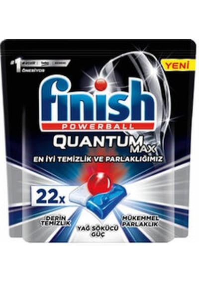 Finish Quantum Max Bulaşık Makinesi Deterjanı 22 Tablet