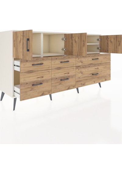 Hyperion Konsol 4 Raflı 6 Çekmeceli 4 Kapaklı 176x44x99 Aytaşı-ça Aytaşı-çam Hyperion Konsol 4 Raflı 6 Çekmeceli 4 Kapaklı 176x44x99 Aytaşı-ça Aytaşı-çam