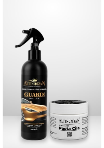 Profesyonel Araç Bakım Seti - Çizik  Pasta Cila 150gr + Guard Auto Hızlı Cila 250ml