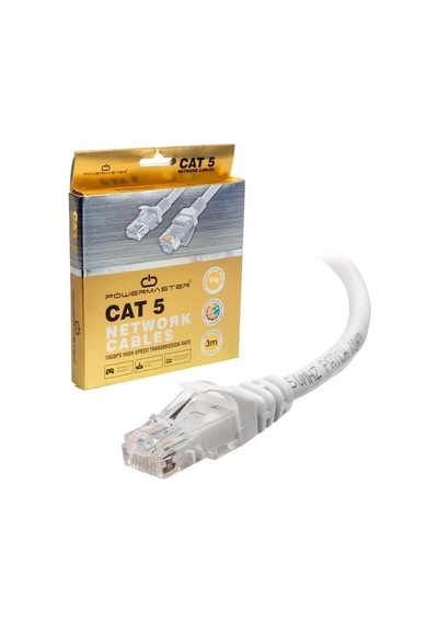 Hubrendy Sh Powermaster Pm-7959 Gri Cat5 3 Metre Ethernet Network Kablosu