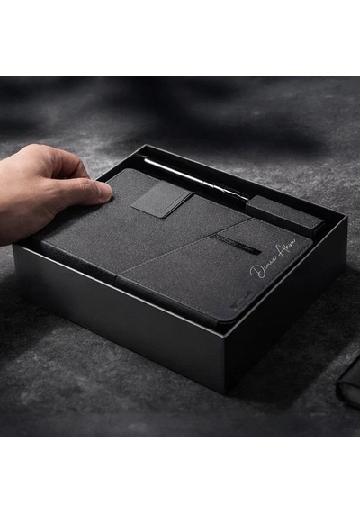 Bk Gift Kişiye Özel İsimli Premium Powerbankli Organizer Defter & Kalem Seti 1071, Yeni İş Hediyesi, Ofis Hediyesi