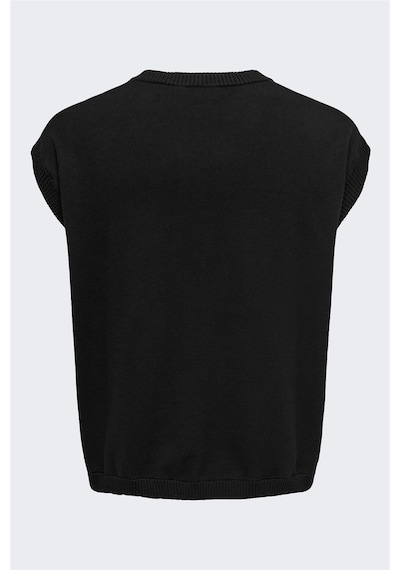Only & Sons Onslusım Lıfe Rlx 12 V-neck Vest Knıt Erkek Siyah Yelek - 22030784 Siyah