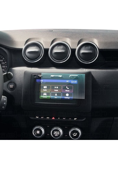 Dacia Duster 2021-2022 Uyumlu 8 İnç Navigasyon 9h Nano Ekran Koruyucu