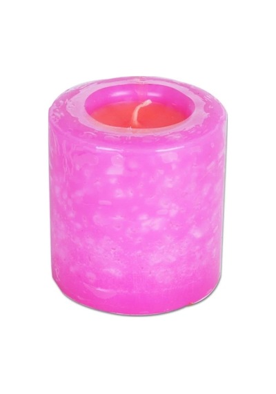 Orta Mozaik Mum Açık Pembe