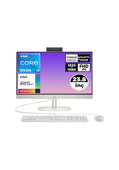 HP Proone 240 G10 9H6H6ET9 i5-1335U 16 GB 512 GB SSD 23.8" W11P AIO Masaüstü Bilgisayar
