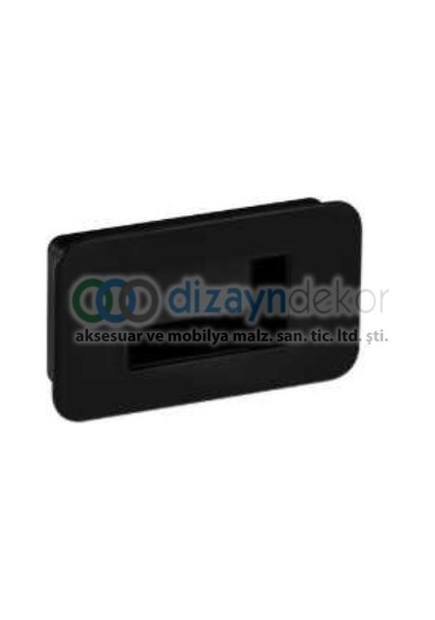 Gömme Kulp Kayı Mat Siyah 64 Mm