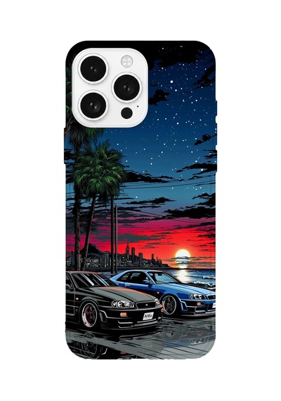 İphone 16 Pro Uyumlu Baskılı Şeffaf Telefon Kılıfı Koleksiyon: Turboline Streetworks 4