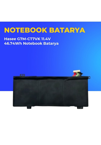 Hasee G7m-ct7vk 11.4v 46.74wh Notebook Batarya