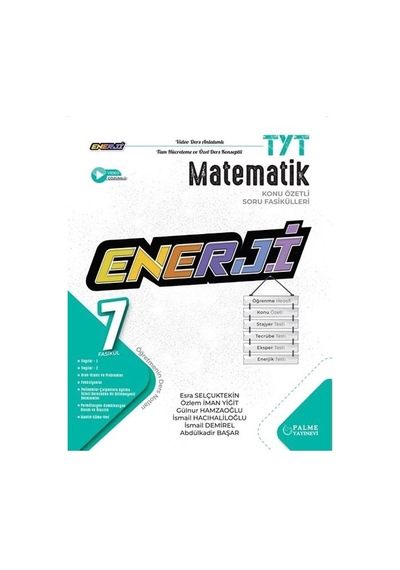 Palme Yks Tyt Enerji Matematik Konu Özetli Soru Fasikülleri Yeni