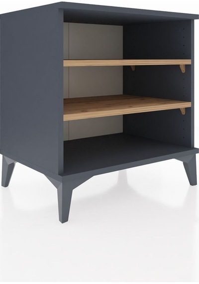 Hyperion Komodin 2 Raflı 60x44x64 Antrasit-çam Antrasit