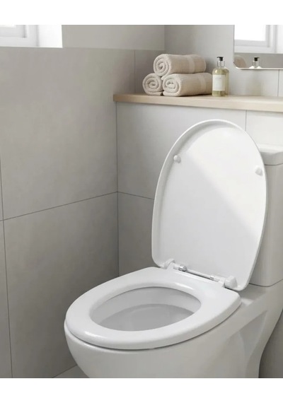Dayanıklı Klozet Kapağı Universal Model Kolay Kurulum Hijyenik Banyo Ürünü Standart