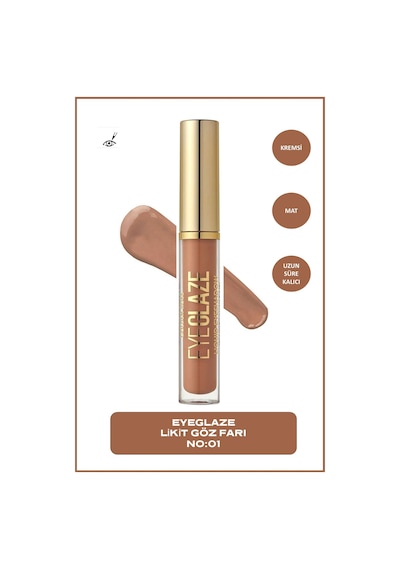 Eye Glaze Liquid Eyeshadow No: 01 Woody - Likit Göz Farı