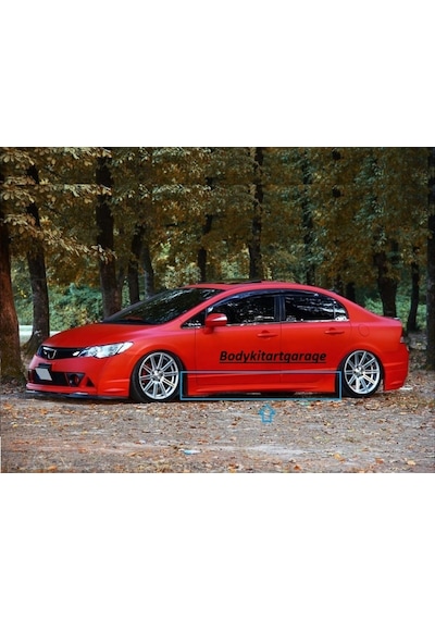 Honda Civic Fd6 2010-2012 Full Bodykit-fiberglass-boyasız