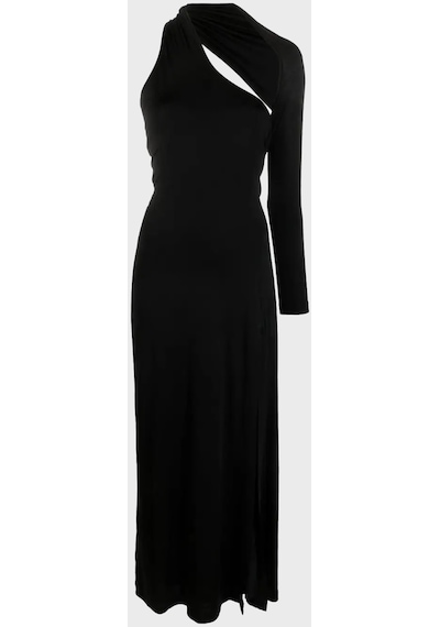 Versace Jeans Couture Bayan Elbise 74hao918 J0049 899 Siyah