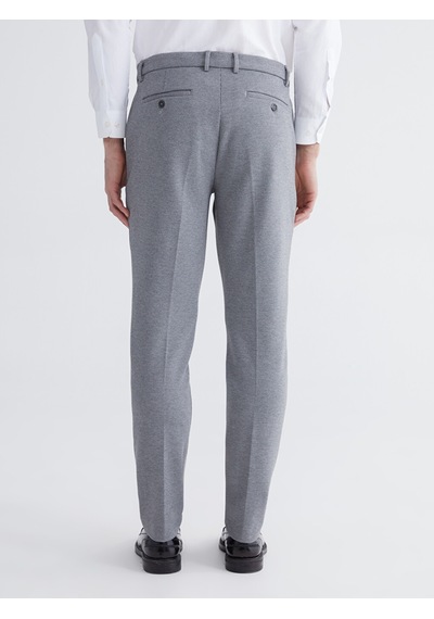 Lcw Busıness Gri Slim Fit Ekose Erkek Takım Elbise Pantolon