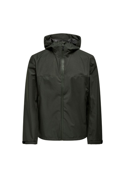 Only & Sons Onsluke Waterproof Jacket Otw Vd Erkek Gri Mont - 22031606 Siyah