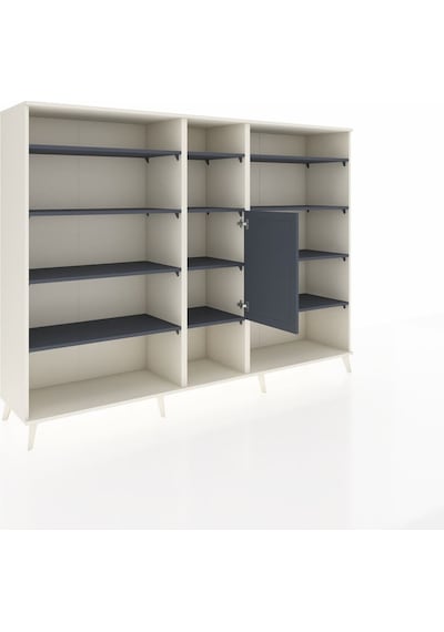 Hyperion Dolap 12 Raflı Tek Kapaklı 220x44x163 Aytaşı-antrasit Aytaşı-antrasit Hyperion Dolap 12 Raflı Tek Kapaklı 220x44x163 Aytaşı-antrasit Aytaşı-antrasit