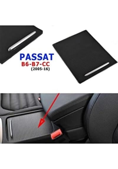 Vw Passat B6 2006-2011 Orta Konsol Sürgülü Kapak 3c0857503 Siyah Diğer