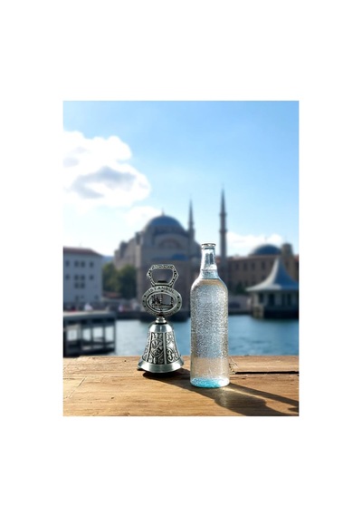 Sultanahmet Temalı Zilli Gazlı İçecek Açacağı Çelik Metal, Çan Şeklinde 11x5 CM 727615152