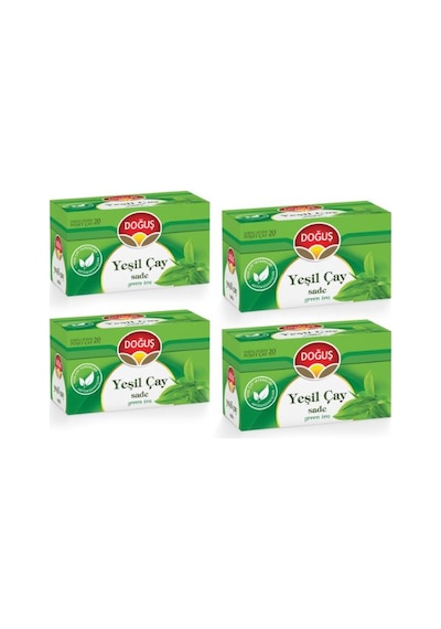 Doğuş Sade Yeşil Süzen Bardak Poşet Çay 4'lü 20 x 1.75 G