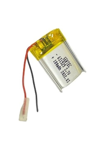 631525 3.7v 180 Mah Li-polymer Pil Devreli/1.5a