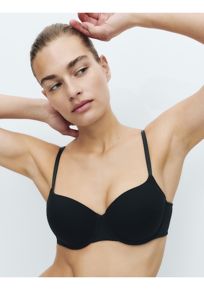 Marks & Spencer 3’lü Pamuk Karışımlı Destekli Sütyen T33002599 Krem