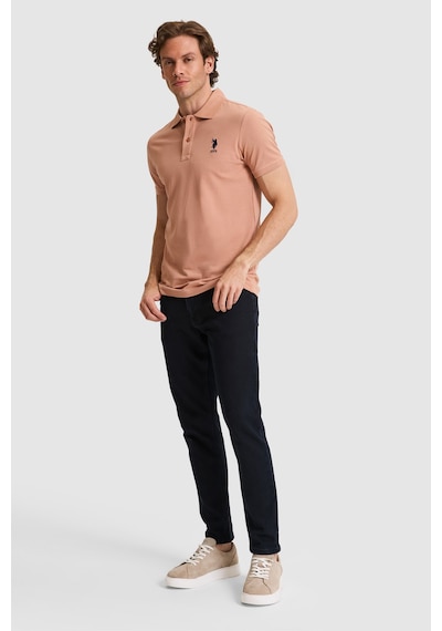 U.s. Polo Assn. Erkek Pudra Tişört Basic 50326920-vr042