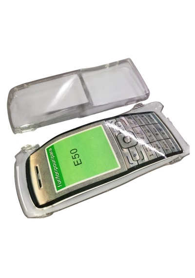 Nokia E50 Uyumlu Telefon Koruyucu Şeffaf Mika Kapak 0